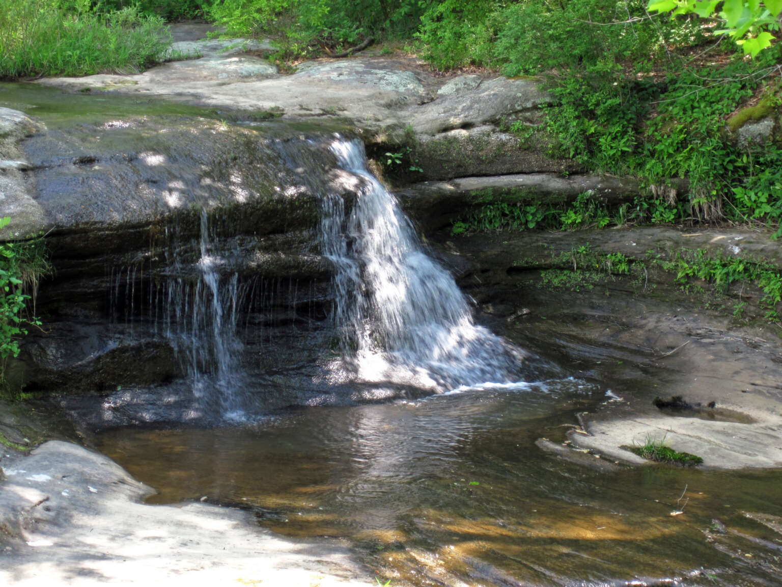 Upper Falls at Old Man's Cave in Hocking Hills State Park