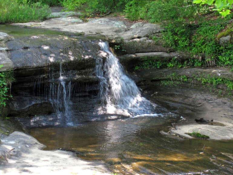 Upper Falls at Old Man's Cave in Hocking Hills