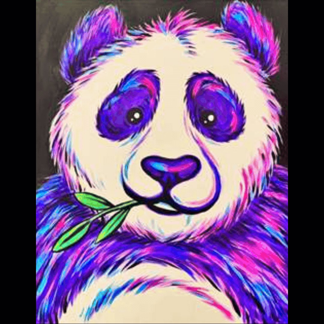Events 28 🎨🥤🐼 Paint and Sip: Purpley Pandariffic 💜✨