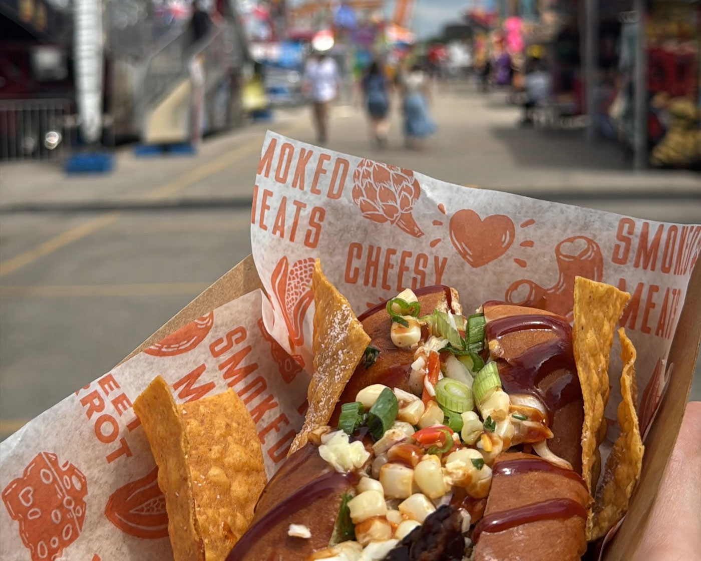 basekt of food from sweet carrot including chips and vegetables