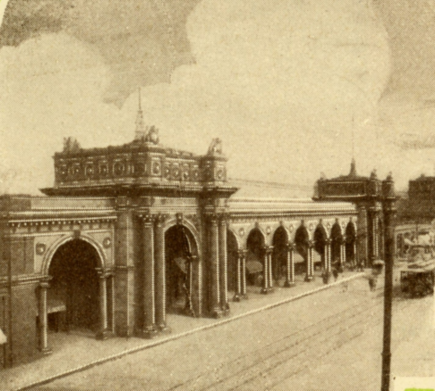 The Man Who Dreamed Up Montreal's Underground City Also Made Plans For A Columbus Subway 5 The Union Station arcade on North High Street in Columbus, photographed around 1910