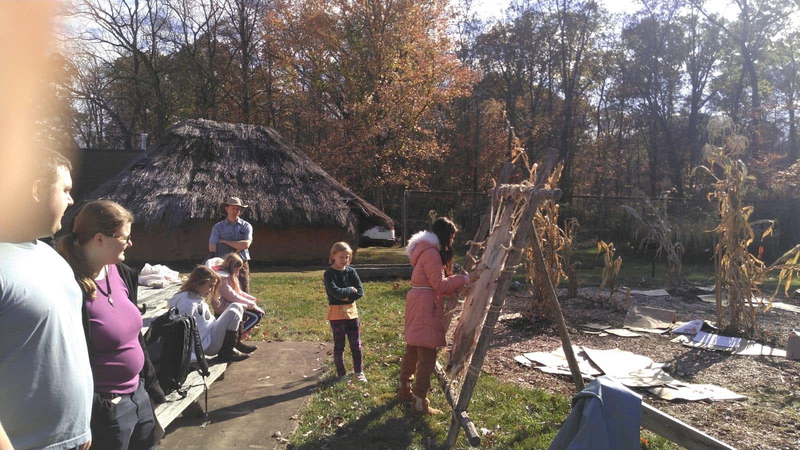 people learning wilderness skills