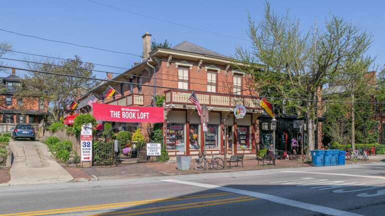 10 Wonderful Independent Bookstores In Columbus 3 The Book Loft storefront on South Third Street in German Village