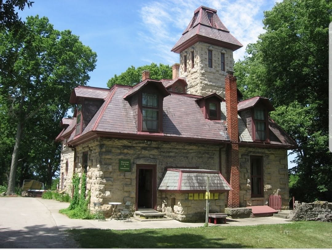 stone castle style home 