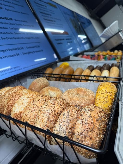 The 9 Best Bagels In Columbus 7 bagels on trays