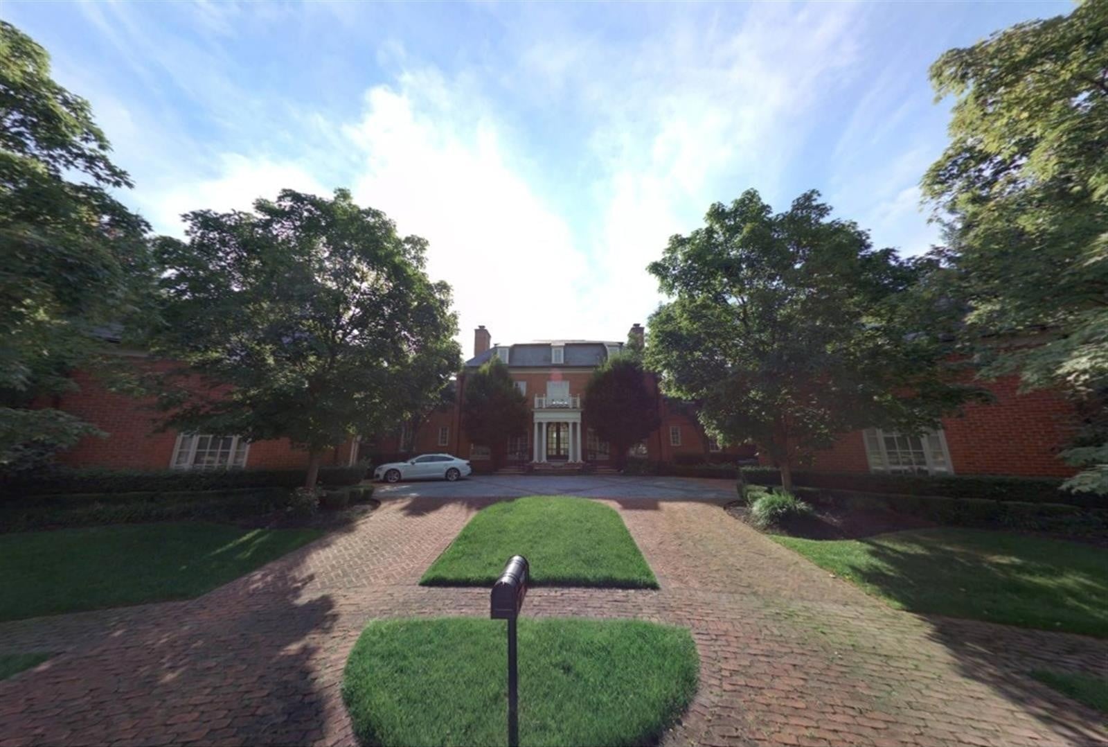 The Most Expensive Homes Sold In Franklin County In September 2026 1 brick georgian house with a columned entry and brick drive new albany ohio