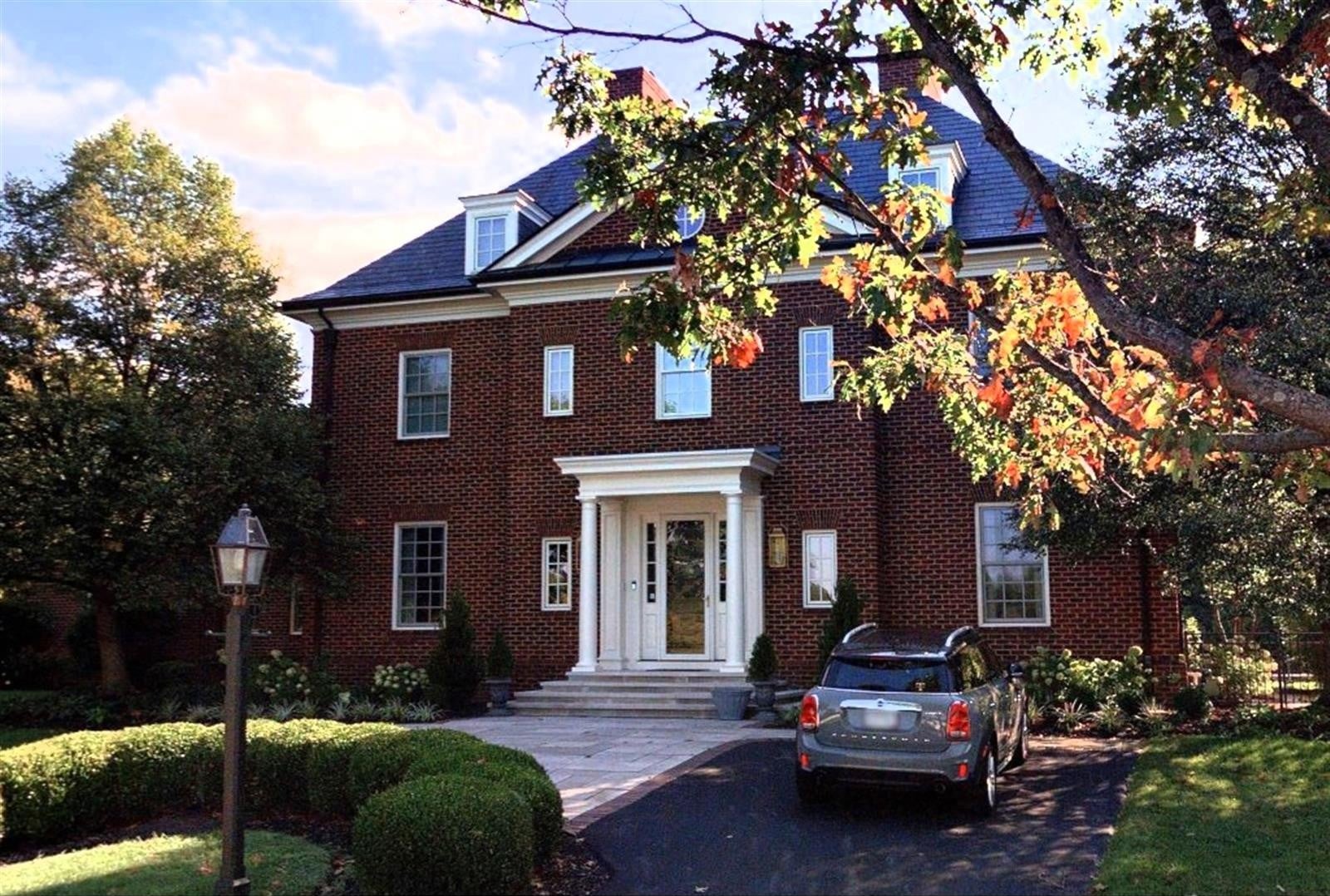 The Most Expensive Homes Sold In Franklin County In September 2026 4 red brick house with a white columned portico and dormers new albany ohio