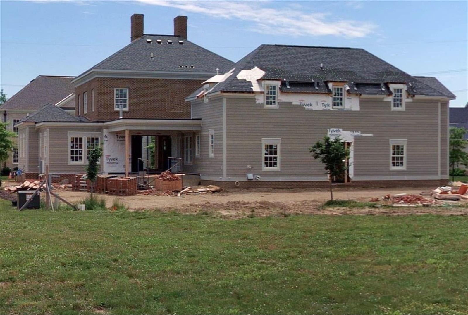 The Most Expensive Homes Sold In Franklin County In September 2026 5 house under construction with house wrap showing new albany ohio