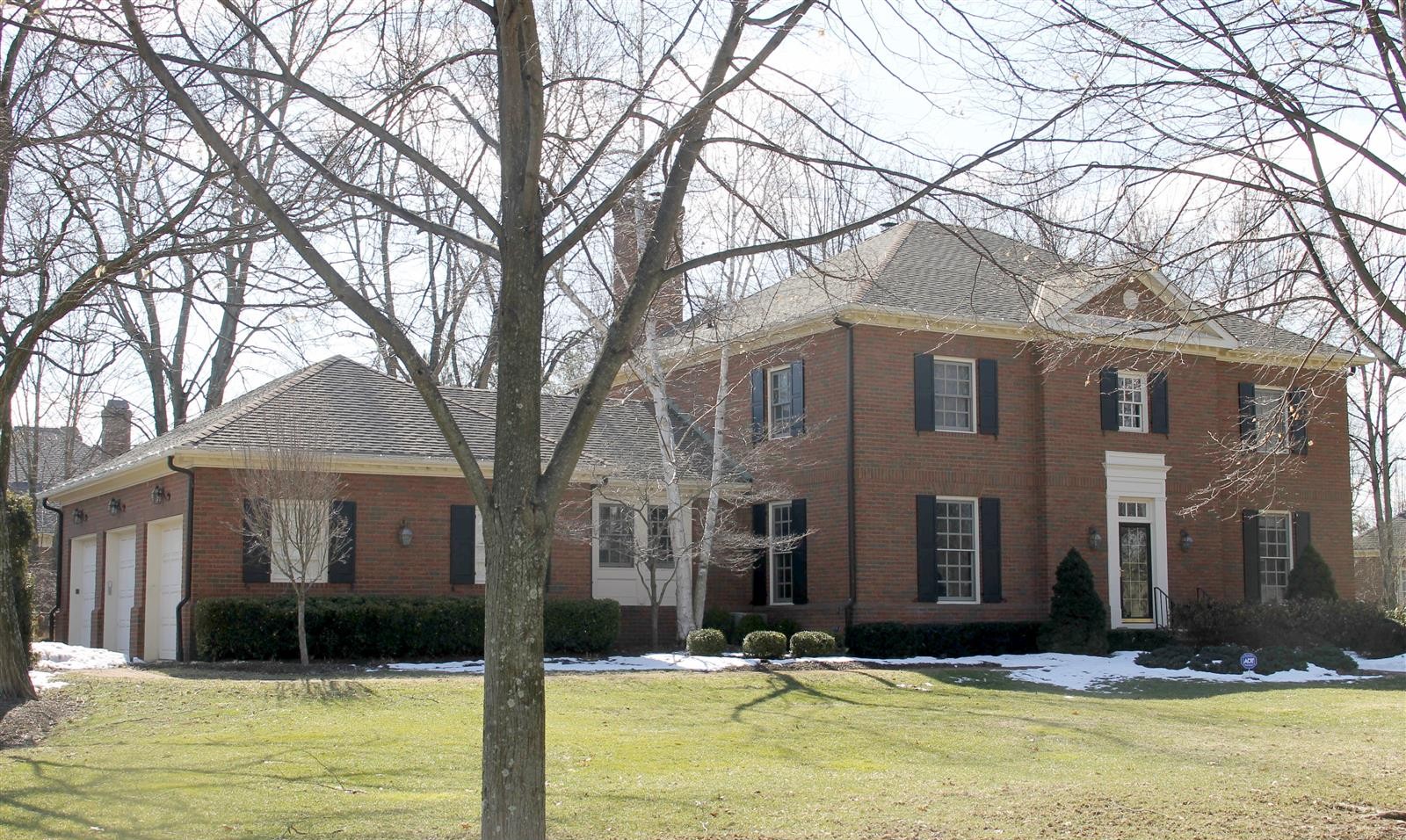 The Most Expensive Homes Sold In Franklin County In August 2026 4 red brick colonial house with black shutters new albany ohio