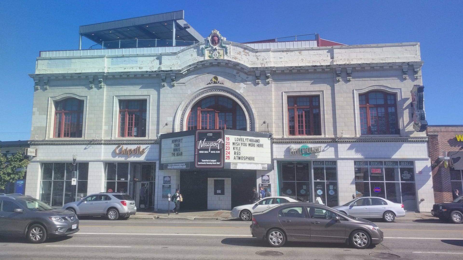 The Best Things To Do In Columbus This Weekend (October 30th–November 1st) 5 The white terra-cotta front and marquee of the Newport Music Hall on North High Street