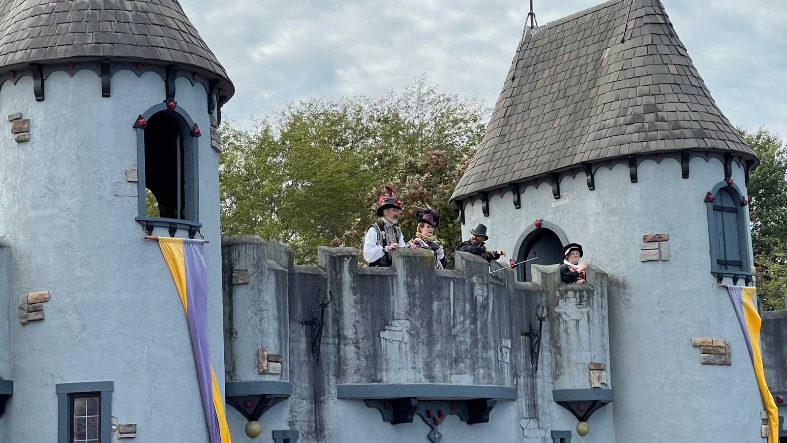 The Best Things To Do In Columbus This Weekend (October 9–11) 6 Costumed cast members on the castle gate at the Ohio Renaissance Festival