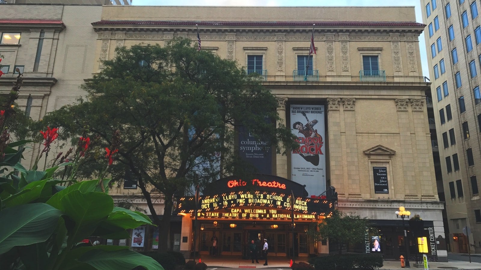 The Best Things To Do In Columbus This Month (October 2026) 3 The Ohio Theatre on East State Street with its marquee lit