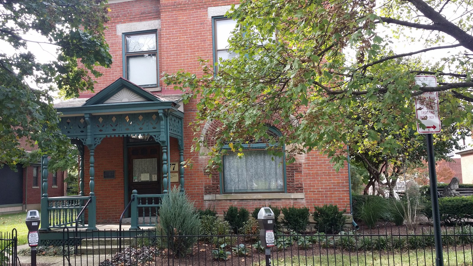 The Best Things To Do In Columbus This Weekend (October 9–11) 5 The brick Thurber House with its green Victorian porch on Jefferson Avenue